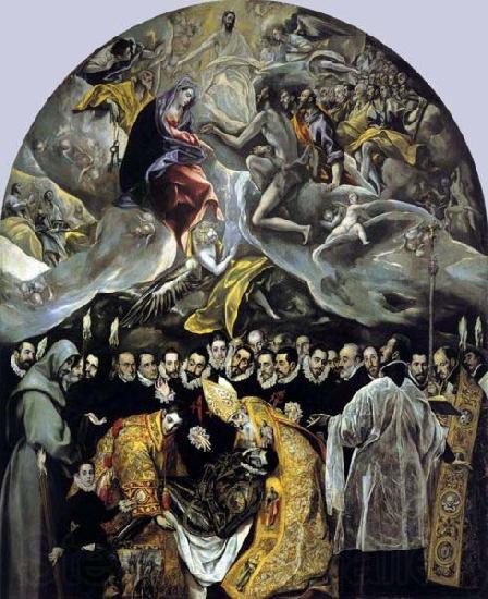 El Greco The Burial of the Count of Orgaz Spain oil painting art